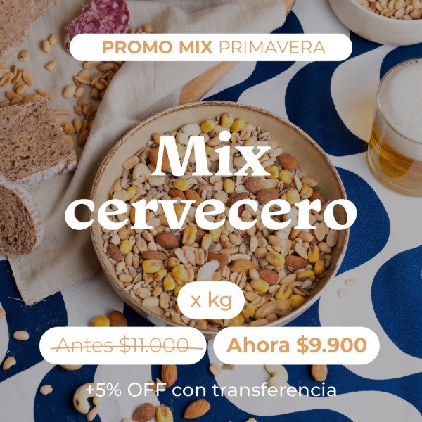 Producto - 1KG MIX CERVECERO - MIX PROMO PRIMAVERA