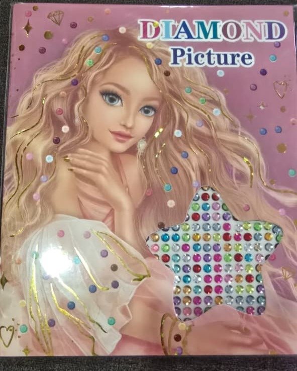 Producto - DIAMOND PAINTING CUADERNO CHICA PELO LARGO