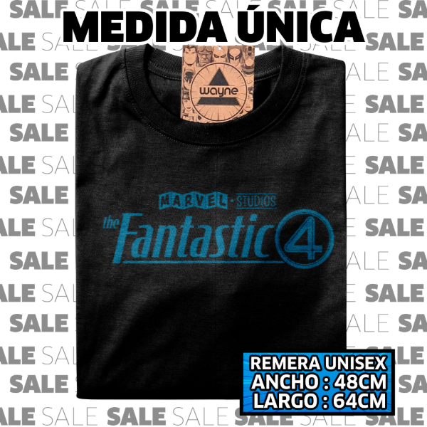 Producto - Remera sale 4 fantásticos titulo