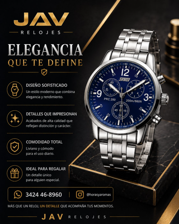 Producto - Reloj Skmei de Vestir - Acero analogico