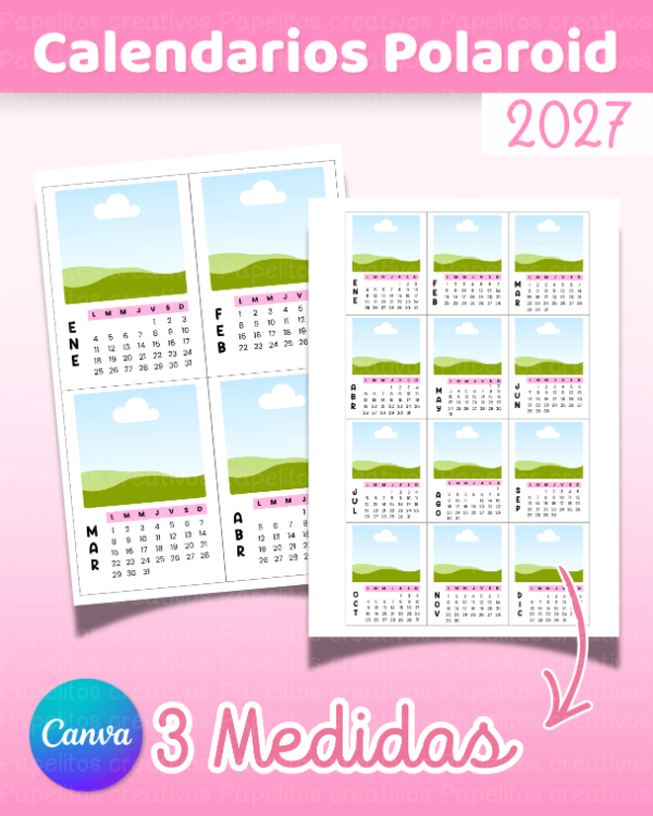 Producto - Calendarios Polaroid 2027