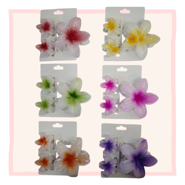 Producto - SET DE 3 BROCHES HAWAIANOS (1 GRANDE + 2 PEQUEÑOS)