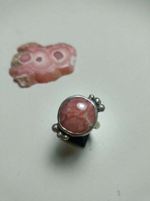 Producto - Anillo de Rodocrosita Plata 925