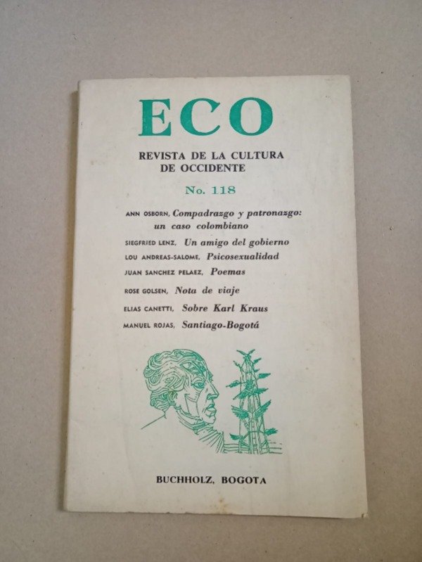 Producto - Eco #118 - Osborn Lenz Andreas-Salome Sanchez Pelaez - Febrero 1970