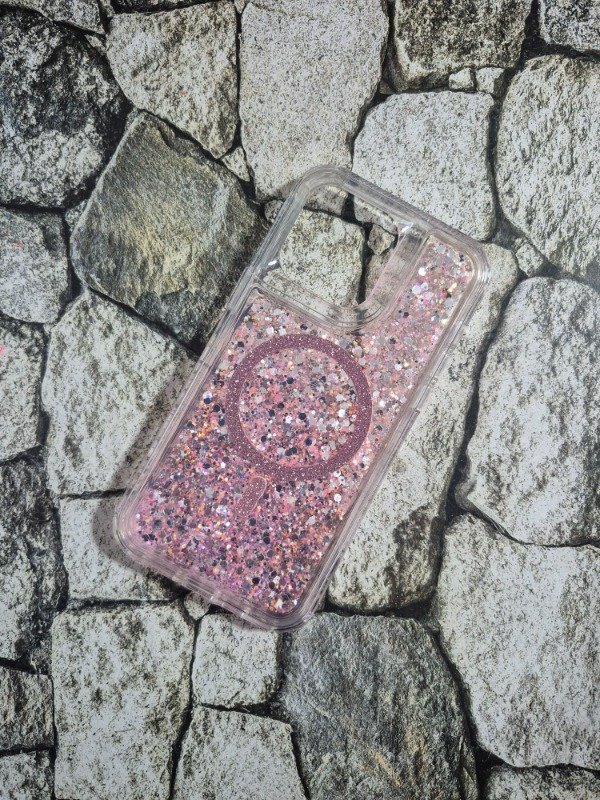 Producto - Funda bumper glam MagSafe Iphone 14 Pro Max rosa