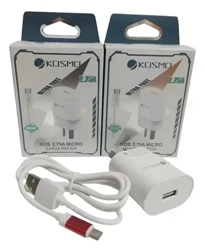 Producto - Cargador Kosmo V8 2.75A+USB cod55531