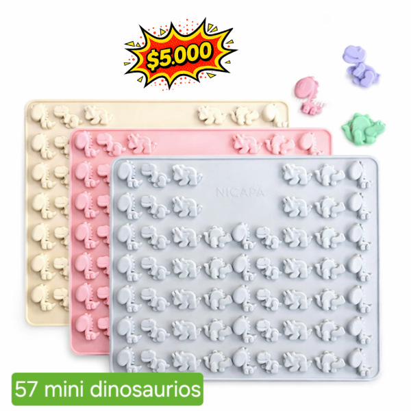 Producto - Molde 57 mini dinosaurios