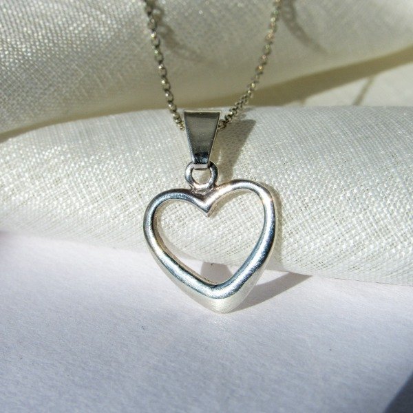 Producto - Dije corazón liso