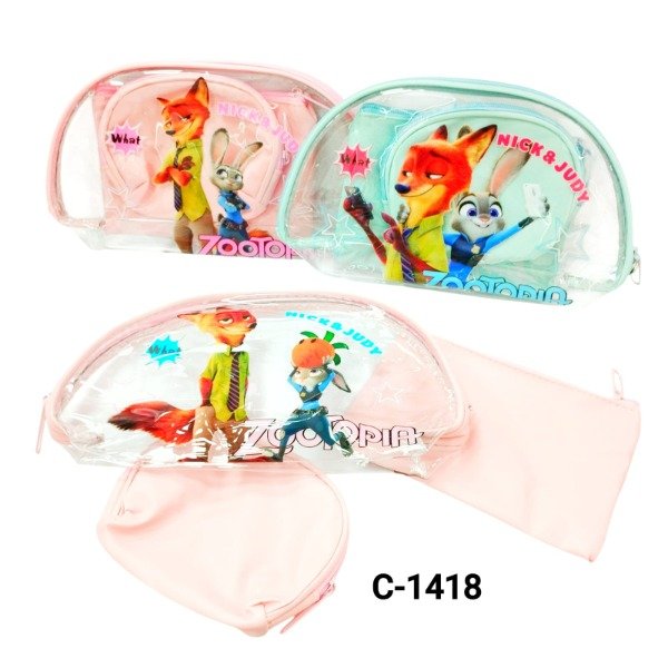 Producto - Neceser zootopia 3 piezas C-1418