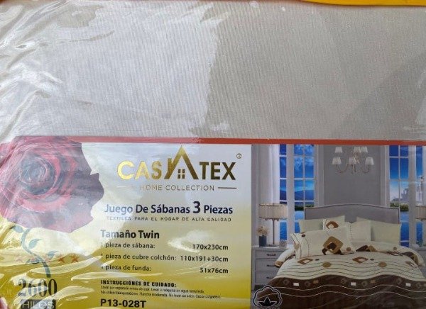 Producto - SABANAS CASATEX 1 1/2 PLAZAS