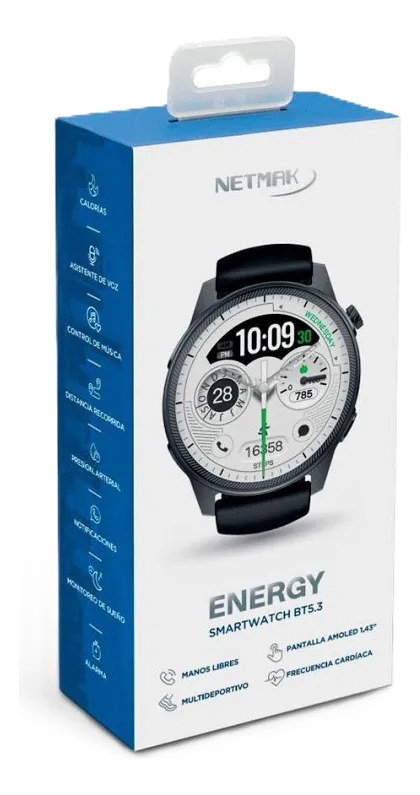 Producto - Smartwatch Netmak ENERGY AMOLED BT5