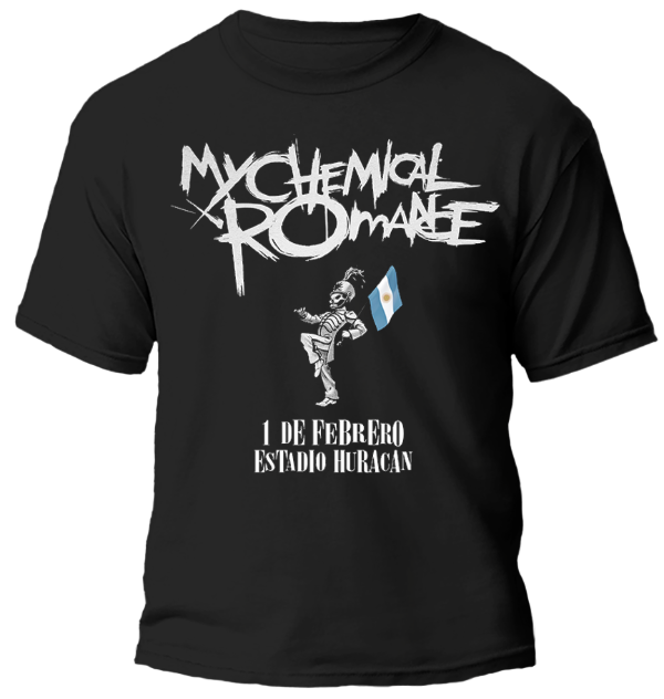 Producto - Remera My Chemical Romance Fecha Huracan 2026