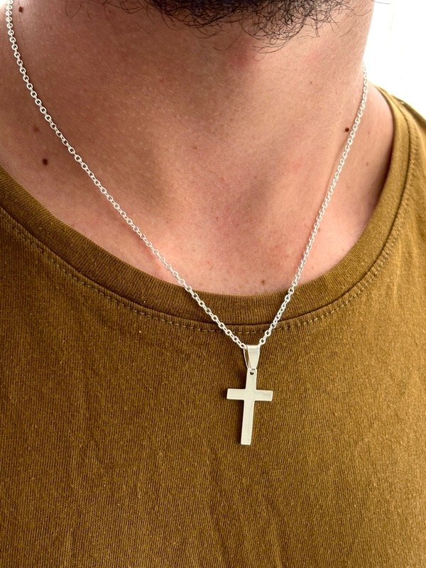 Producto - Collar cruz plana h