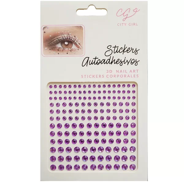 Producto - Strass autoadhesivos violetas