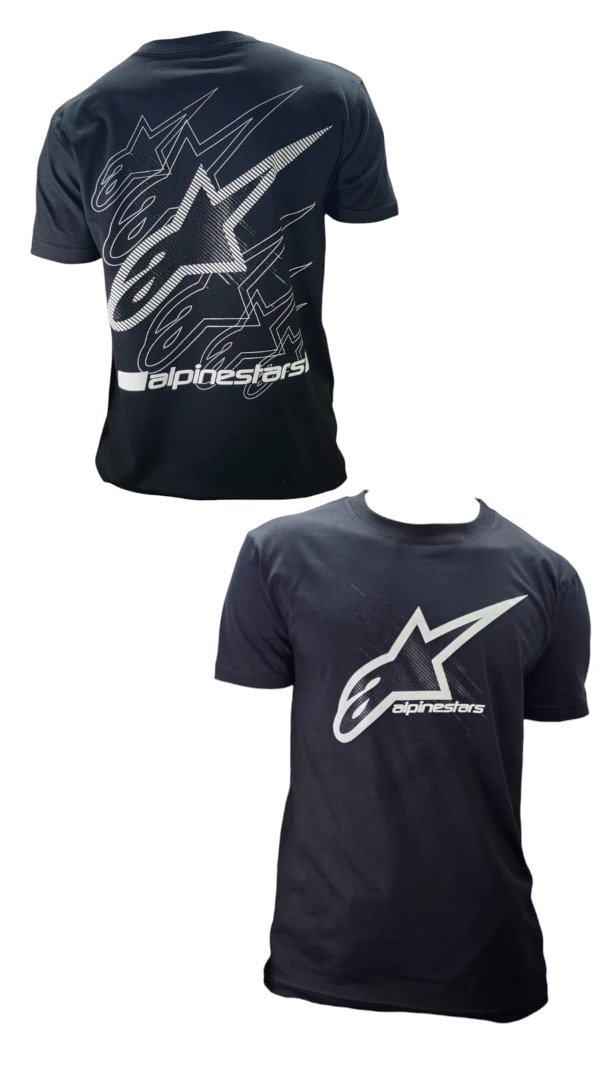 Producto - REMERA ALGODON RACING MODELO A STARS BLACK