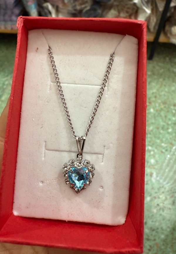 Producto - Collar corazón Azul A
