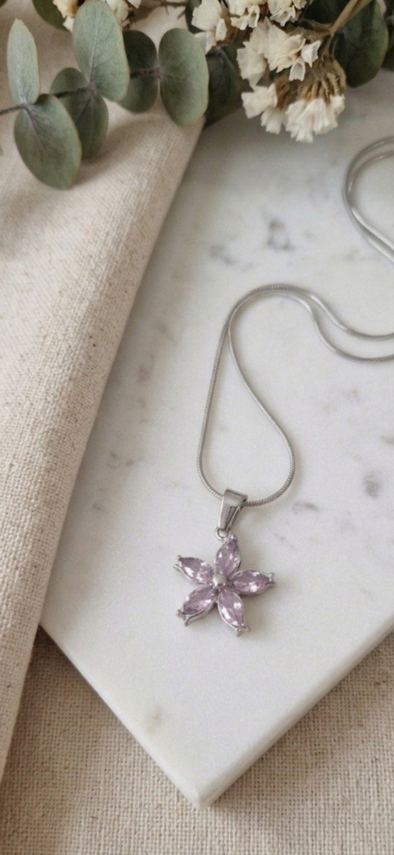 Producto - Collar Flower Pink