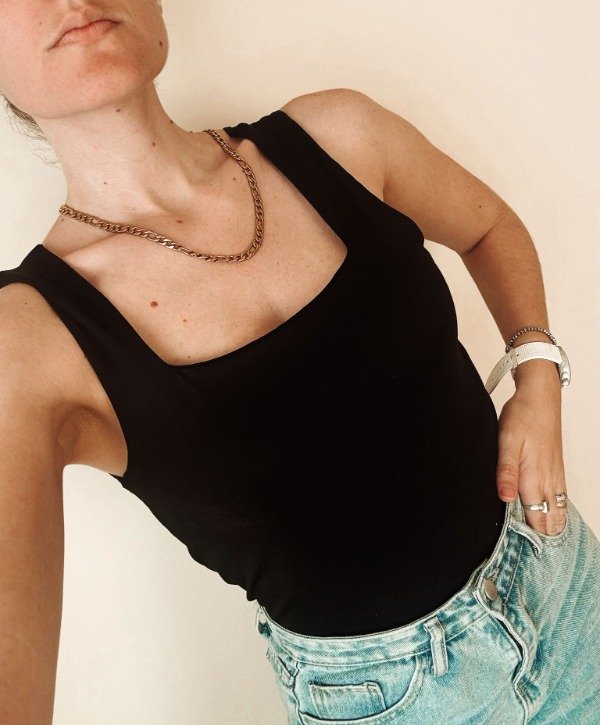 Producto - Musculosa Lycra NEgra