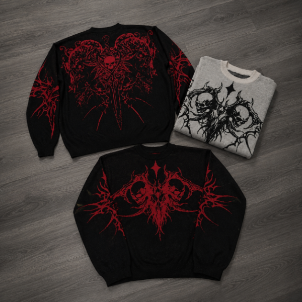 SWEATER "Dark Devil" doble diseño