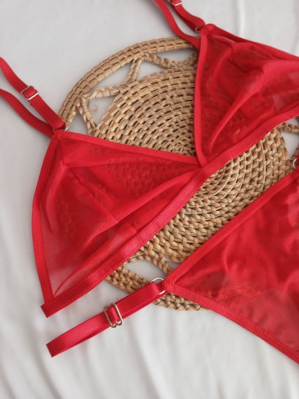 Producto - Conjunto microtul rojo T.85