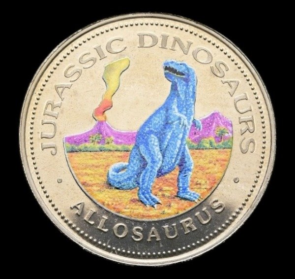 Producto - Guinea Ecuatorial (1993) 1000 Francos "Allosaurus" - KM#87
