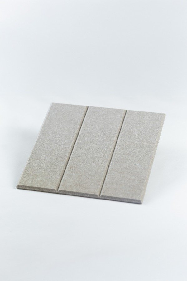 Producto - Panel acústico autoadhesivo Line Moka 30 x 30 cm x 4 u. Muresco