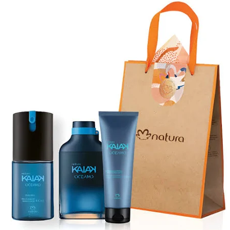 Producto - Kaiak Océano masculino: eau de toilette 100ml + shampoo 2 en 1 + spray corporal
