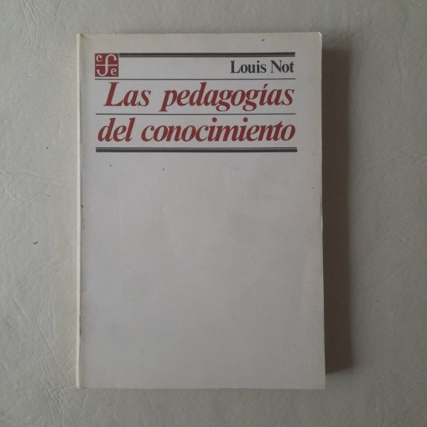 Producto - Las pedagogías del conocimiento - Not