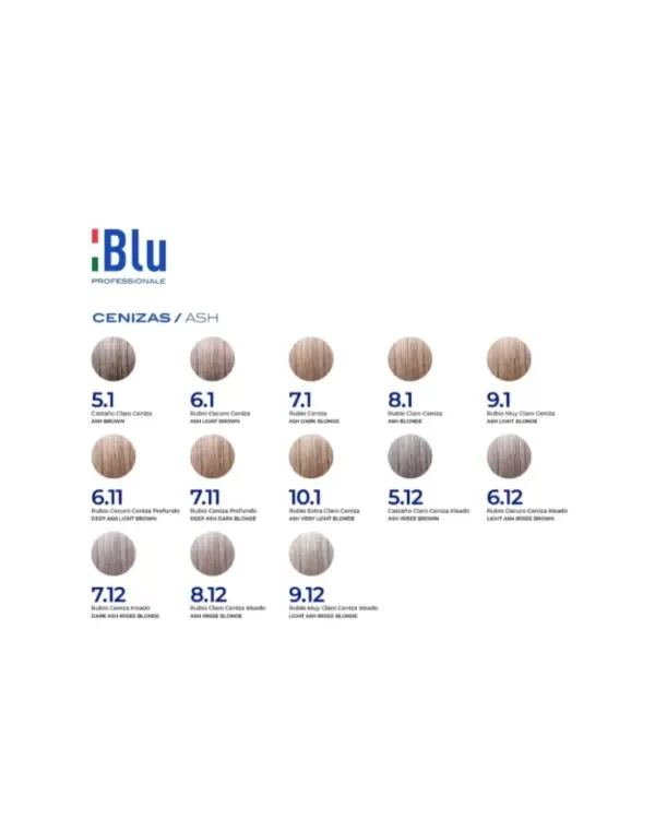 Producto - Coloración capilar BLU, 60 grs. c/u. - 2