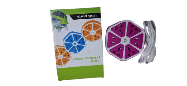 Producto - Zapatilla 4 USB y 4 tomas múltiples