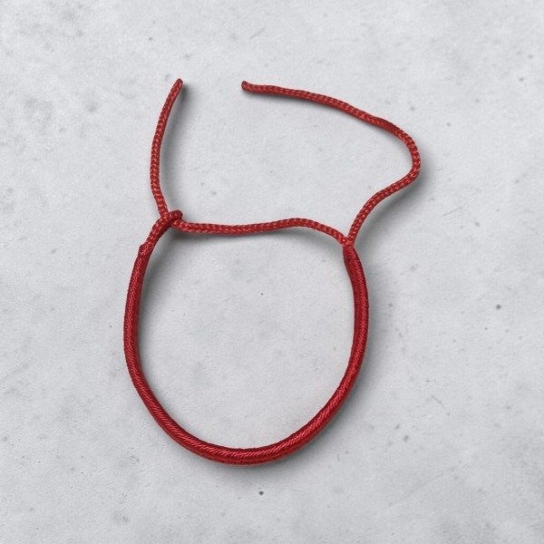 Producto - PULSERAS DE HILO ENCERADO - ROJO, VIOLETA Y NEGRO (Cod.P022) - 1