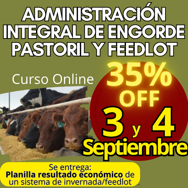 Producto - Curso Online: Administración Integral de Engorde Pastoril y Feedlot - 0