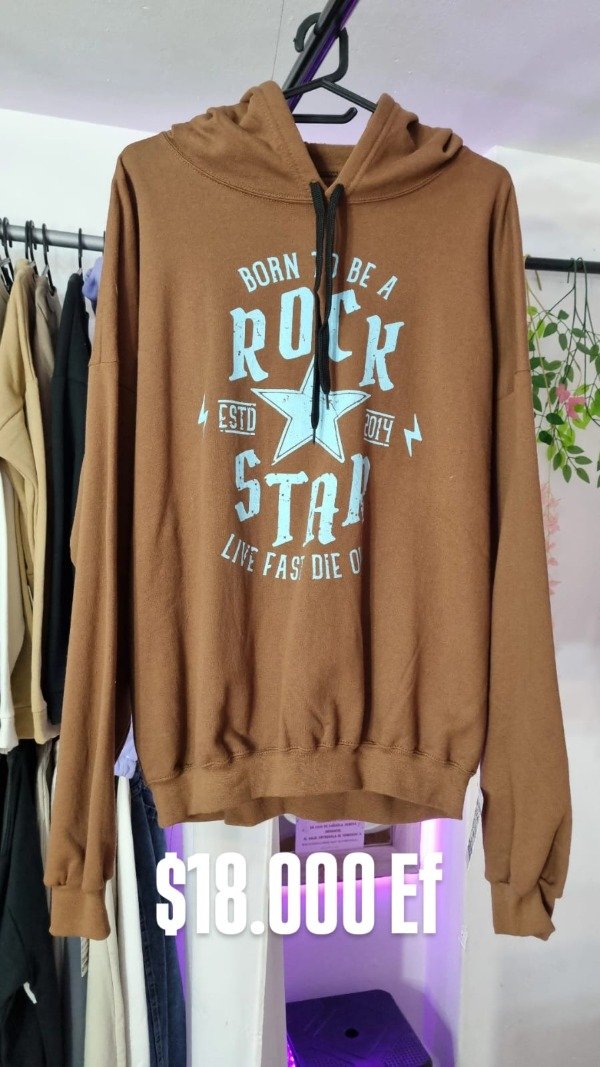 Producto - Buzo Rock Star Marrón