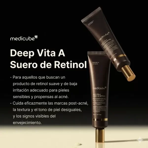 Producto - Serum Renovador Antiedad - Medicube Deep Vita A Retinol Serum 30ml. - 4