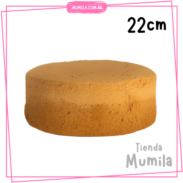 Producto - Bizcochuelo vainilla 22cm Bizcochuelo listo 700gr