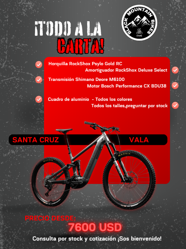 Producto - SANTA CRUZ VALA - Armados Personalizados / Todos los Talles