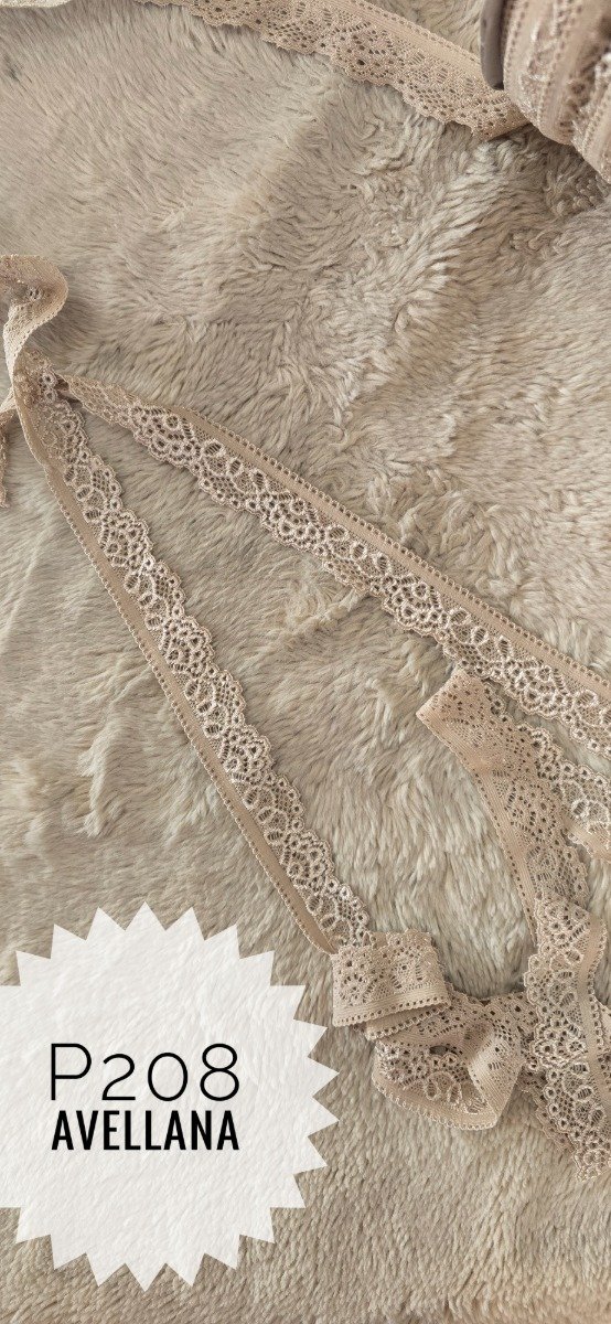 Producto - P208 PUNTILLA AVELLANA 2.5 cm