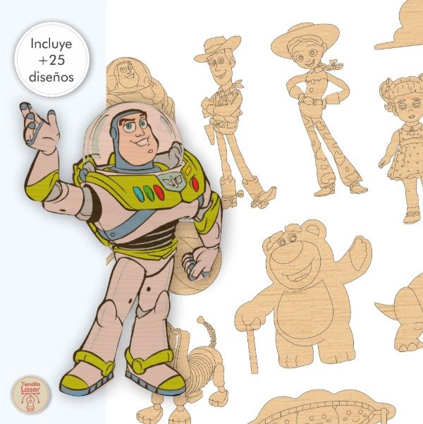Producto - Toy Story - Vectores para corte láser