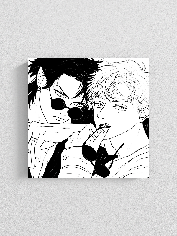 Producto - Cuadro Fangs (17x17cm)