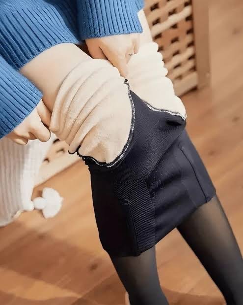 Producto - Medias símil piel con faja talle especial