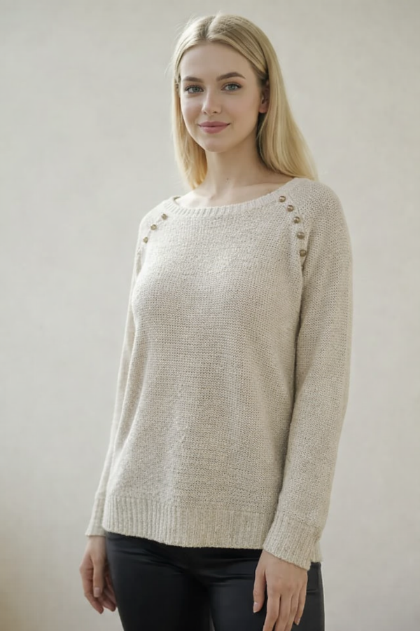 Producto - Sweater Sequin Beige