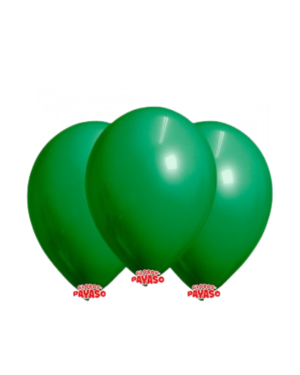 Producto - Globby 12" Liso Decorador Verde x25 Unidades