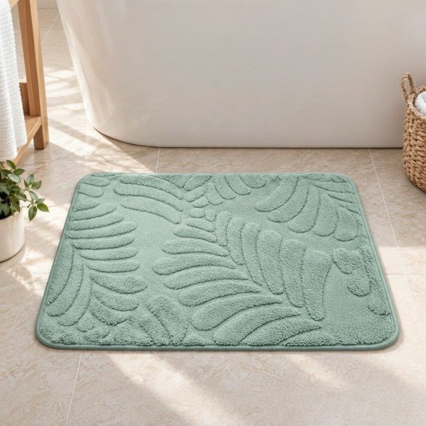 Producto - ALFOMBRA HOJAS MEMORY FOAM CON ANTIDESLIZANTE 40X60 - 2