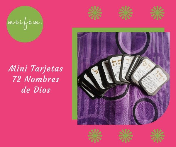 Producto - Mini Tarjetas de los 72 Nombres de Dios