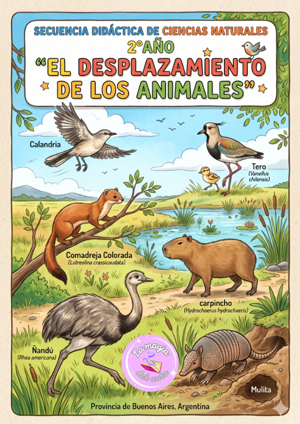 Producto - Secuencia didáct. "Animales y su desplazamiento" 2do año