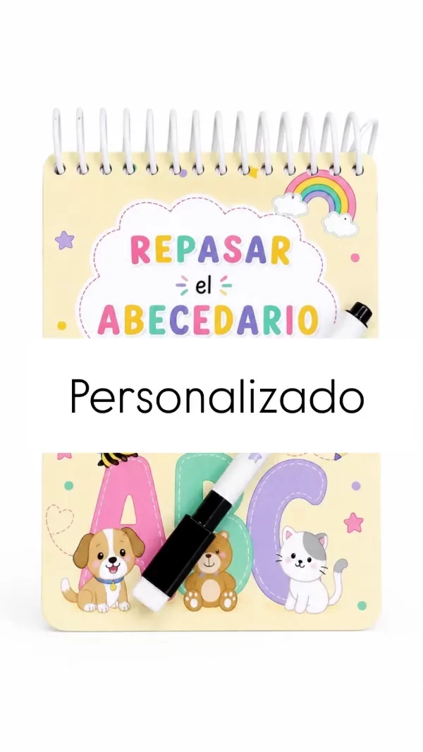 Producto - Cuadernito pizarra abecedario PERSONALIZADO
