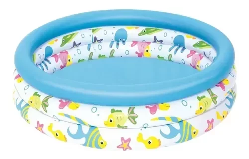 Producto - PILETA INFLABLE NIÑOS 3 ANILLOS 102X25 CM