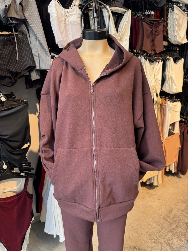 Producto - campera over 2.0 algodon frisado importado