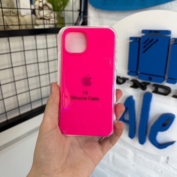 Producto - Silicone Case Rosa Flúor - iPhone 13/14