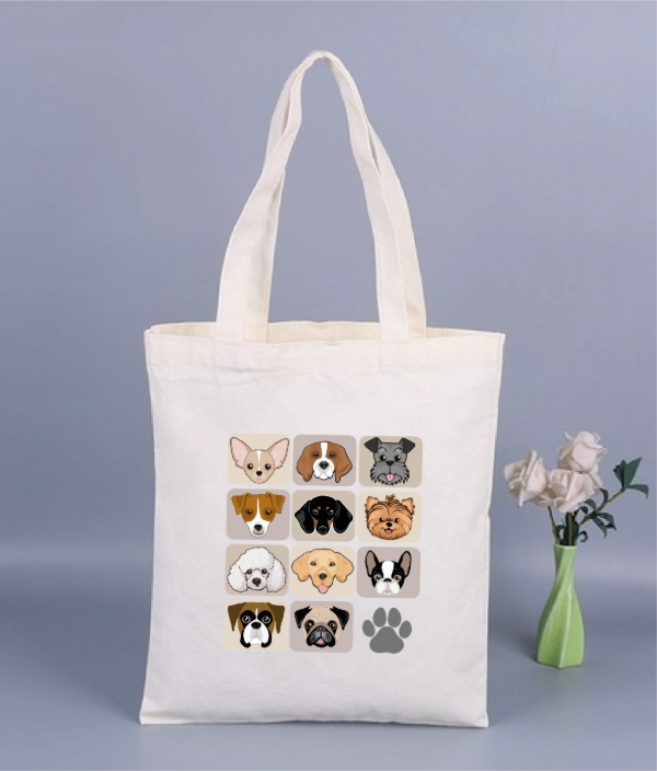 Producto - TOTE BAGS PERRIS Lienzo